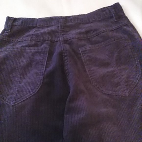 Vintage Jeans Plum Wide Wale Corduroy 28" Waist Tall Ronica Brand Rare 80's! - Picture 4 of 4